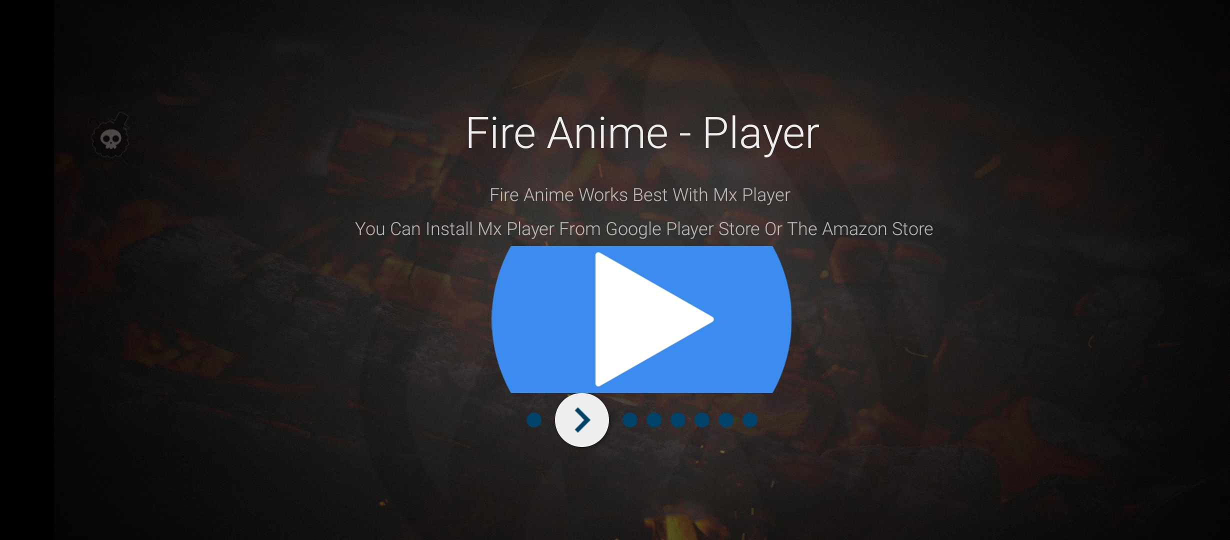 FireAnime suggesting MXPlayer