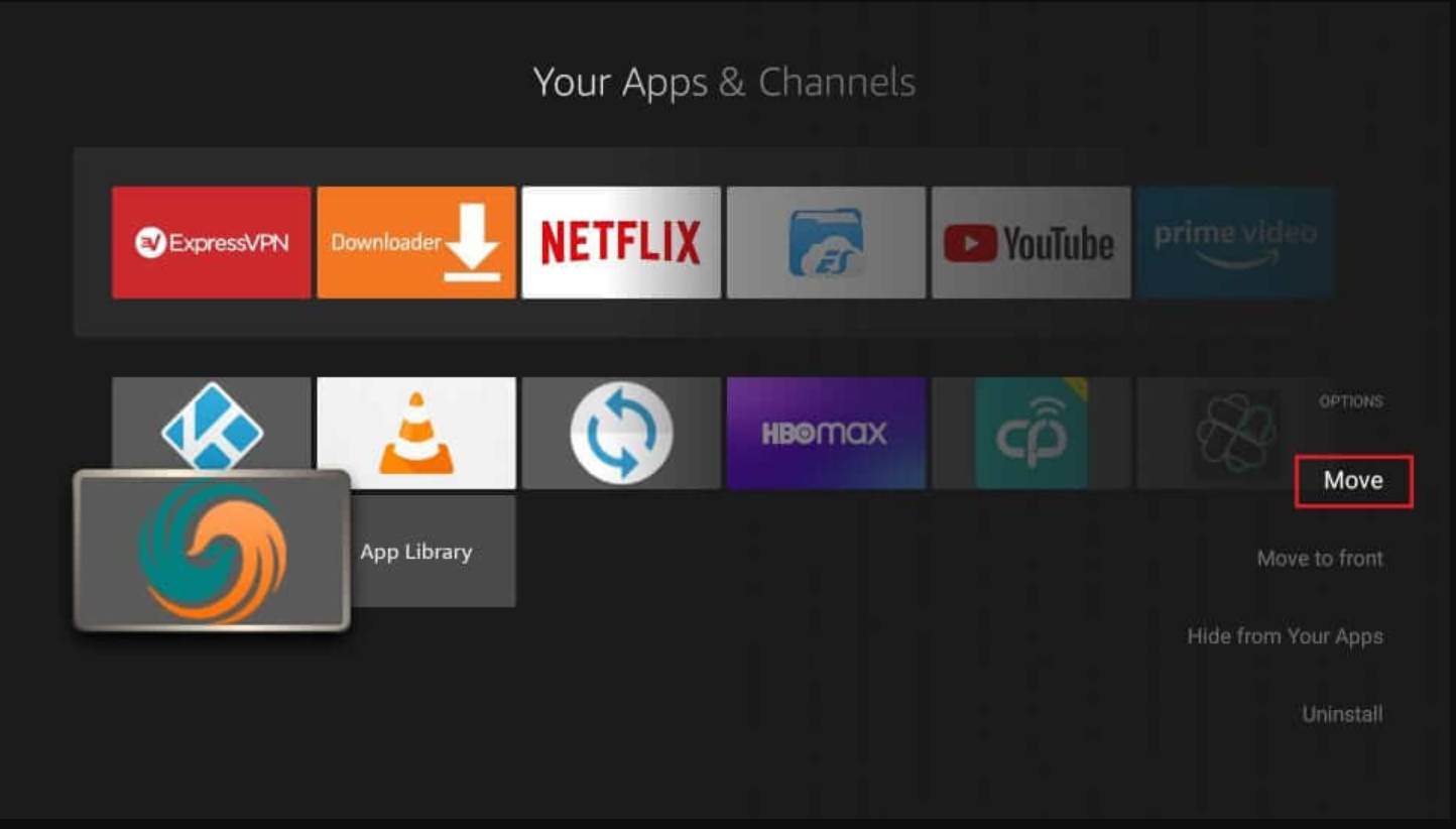 TVMob App Installed on Smart TV