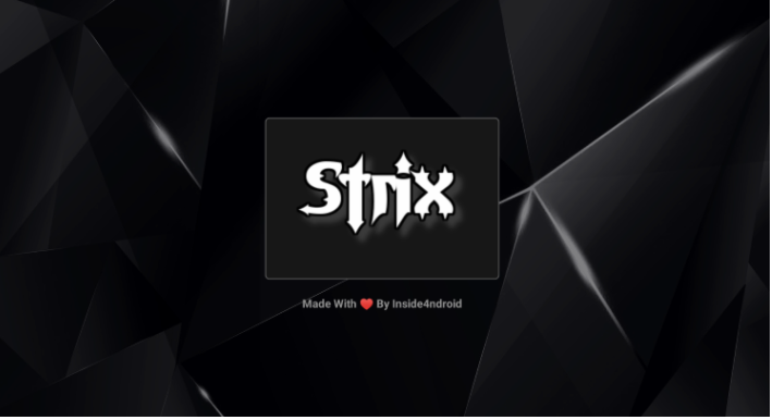 Strix App Movies and TV Shows