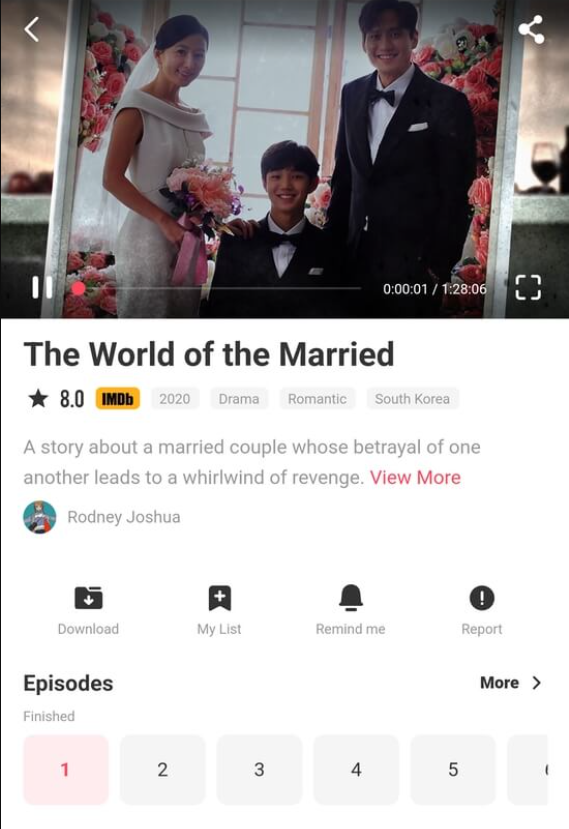 The World of the Married on Loklok app