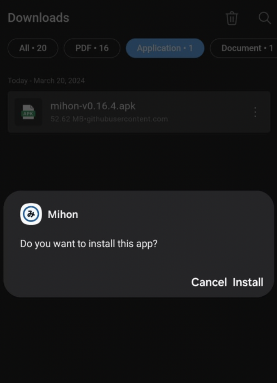 Mihon - Tachiyomi APK Install on Android